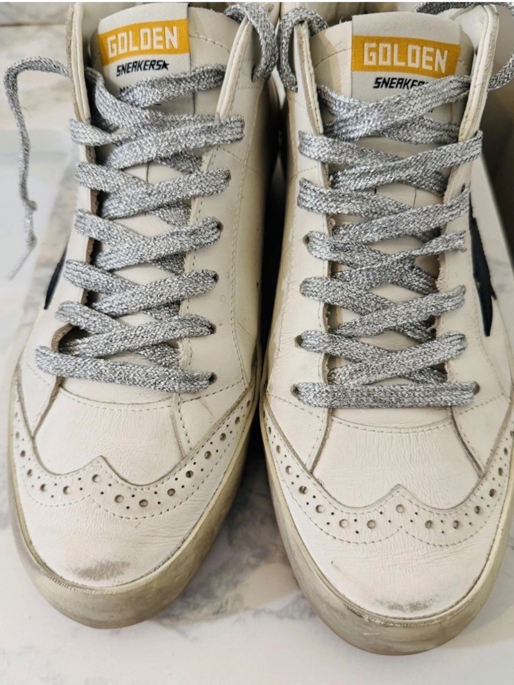 Golden Goose Mid Star leather mid top sneakers 8 - Picture 2 of 8